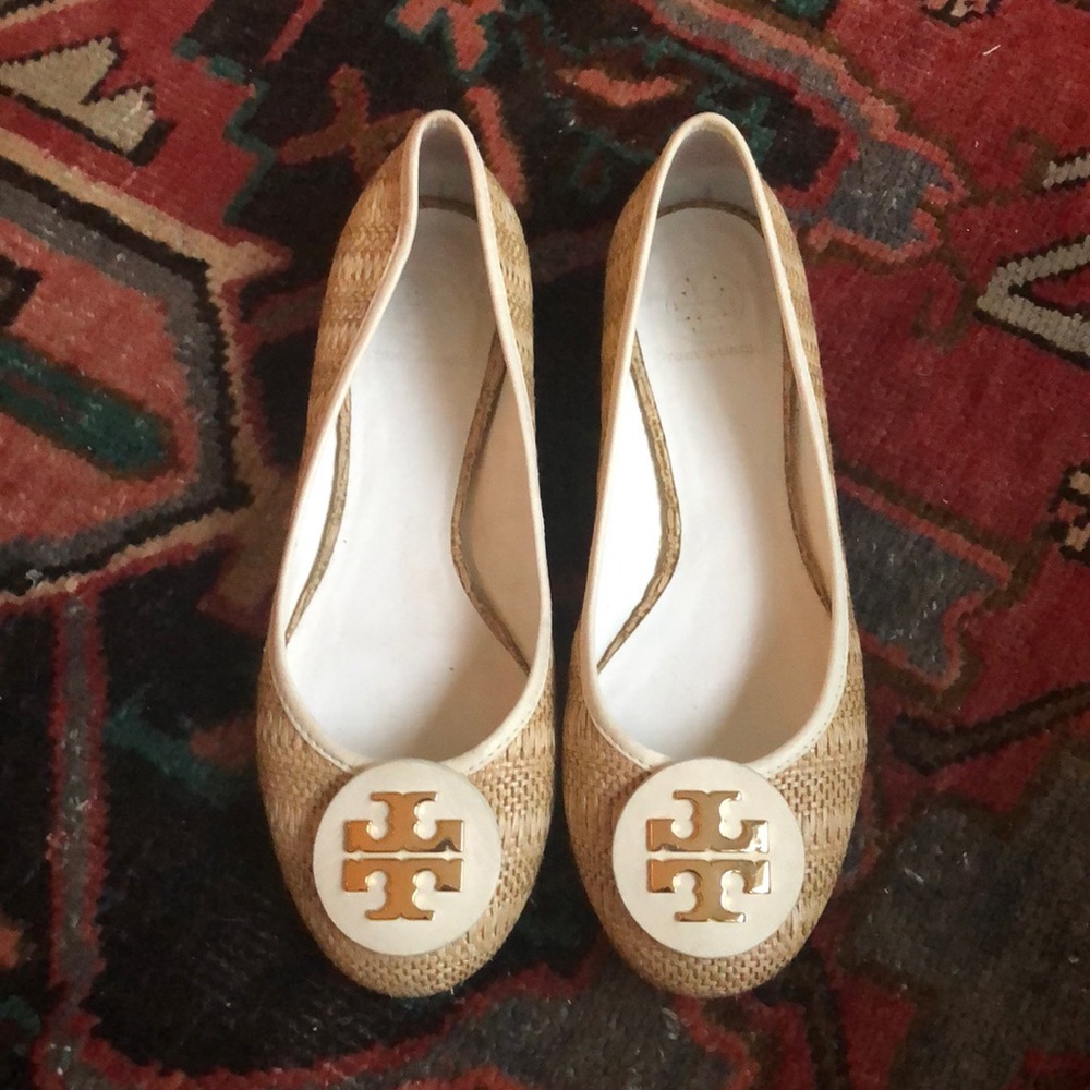 Tory Burch Raffia flats